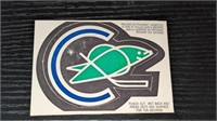 1973 74 OPC Hockey Logo Card California