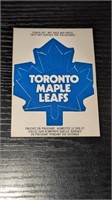 1973 74 OPC Hockey Logo Card Toronto