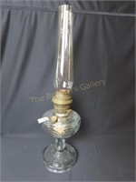 Vintage Glass Aladdin Kerosene Lamp - 24" Tall