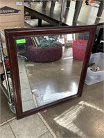LARGE FRAMED WALL MIRROR