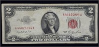 1953 $2 Red Seal Legal Tender Bank Note