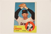 1963 Topps Don Larsen no.163