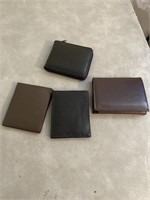 FOUR NEW MENS WALLETS