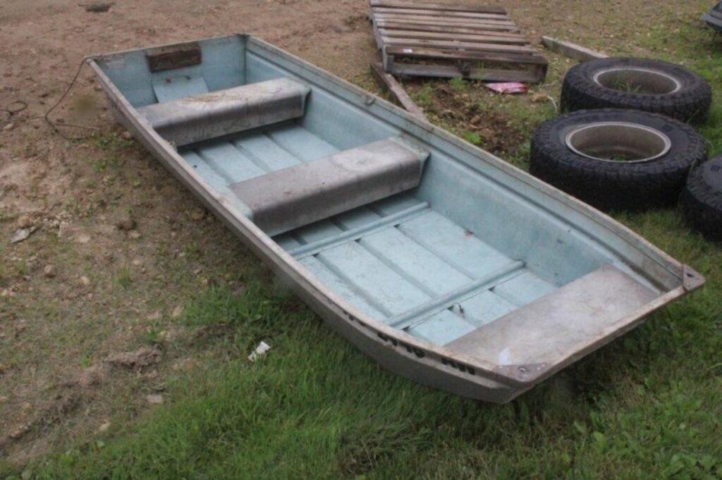 Sylvan Aluminum Jon Boat Approx. 114"