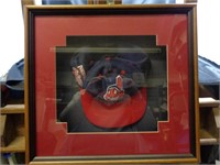 1994 Cleveland Indians Baseball Cap in Shadow Box