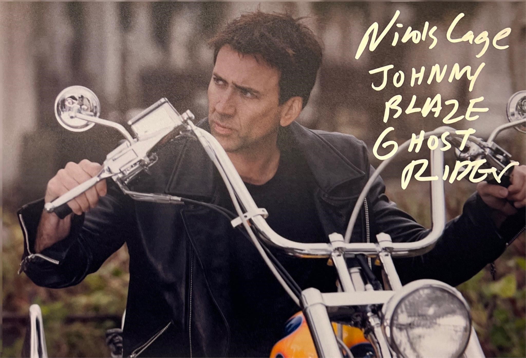 Autograph COA Ghost Rider Photo