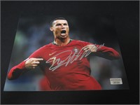 Cristiano Ronaldo signed 8x10 photo COA