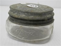 Vintage Ball Mason 250ml canning jar with zinc