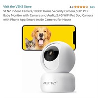 VENZ Indoor Camera, 1080P Home Security Camera,