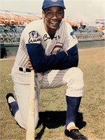 Ernie Banks signed photo