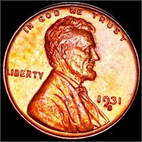 1931-S Lincoln Wheat Penny CHOICE BU RED