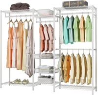 Wire Garment Rack,Heavy Duty Clothes Rack for Hang