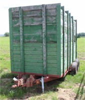 Trailer with Wood Sides