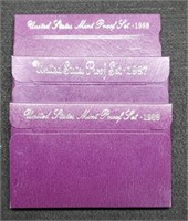 (3) Proof Sets: 1987, 88, 89