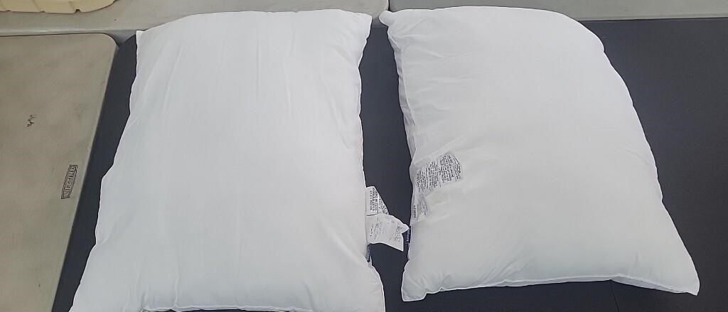 Set of 2 Queen Size Pillows 

*appears gently