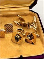 Mens Vintage Cufflinks  4 pr