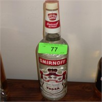 VINTAGE UNOPENED BOTTLE SMIRNOFF VODKA 750ML