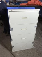 4 drawer lateral filing cabinet no keys