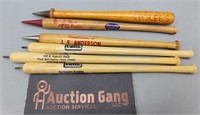 Baseball Bats pens & Pencils Cardinals