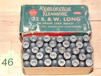 32 S&W Long 98gr Remington Rnds 50ct