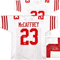 49ers Christian McCaffrey Signed Jersey Beckett