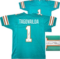 Dolphins Tua Tagovailoa Signed Jersey Beckett