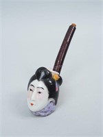 Antique Figural Porcelain Pipe