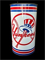 Vintage 1968 Yankees trash bin