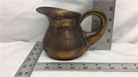 D1) NICE 4" BRASS PITCHER