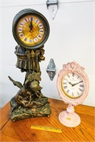 Resin Clock & Kensington Decorative Clock (1 Has