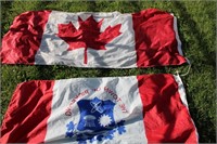 Canada & City Of Pickering Flags