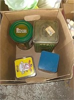 Box of 4 tins