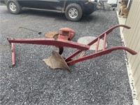 Antique single bottom beam plow