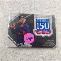 2019 Topps 150th Anniversary Patch Carlos Correa