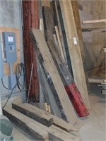 Large Lot of Early Barn Beams