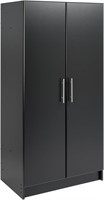 Prepac Elite 32 Storage Cabinet  Black  32 W
