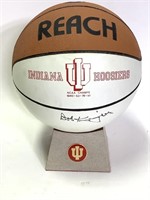 Indiana University Bob Knight Signed Basketball