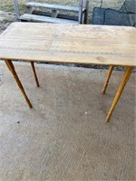 Primitive Yardstick Table