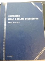 Canadian half Dollars  1937 to 1960  twenty coins