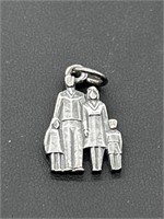 925 Silver James Avery Family Charm Retired