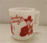 HOPALONG CASSIDY COFFEE CUP-RED