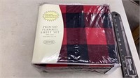 NEW printed flannel 3 pc Twin sheet set