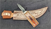 Master Cutlery Dan Valois Belt Knife With Sheath