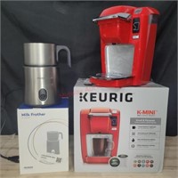 KEURIG mini and Milk frother Micro:
1 milk