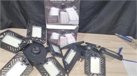 2 LED deformable/adjustable lamps, used
