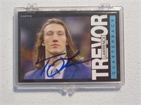 TREVOR LAWRENCE SIGNED ROOKIE CARD WITH COA