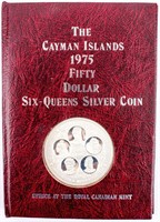 Coin 1975 Cayman Islands Fifty Dollar Silver Coin