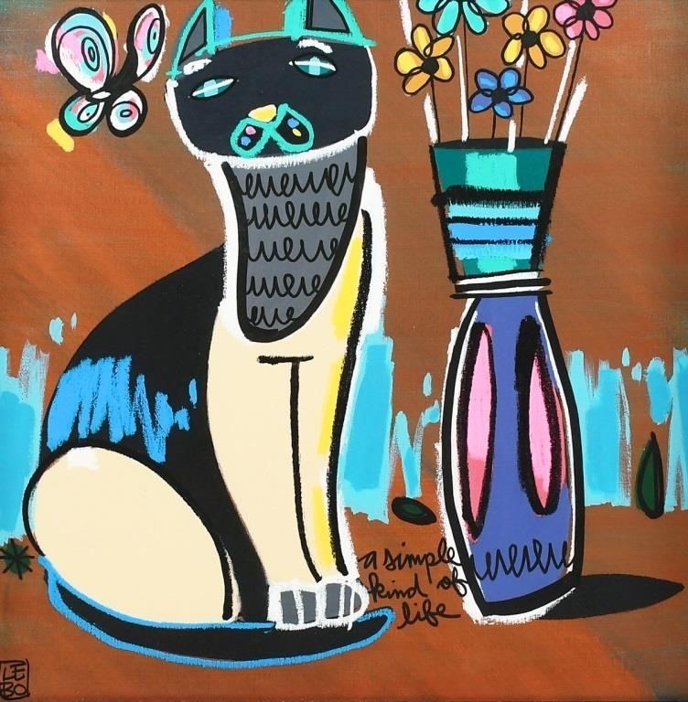 LEBO "A SIMPLE KIND OF LIFE" GICLEE/CANVAS