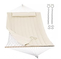 10 ft. to 14 ft. Outdoor Rope Hammock with Polyest