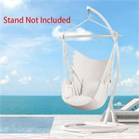 Large Hammock Chair Swing  Detachable Bar & Cushio